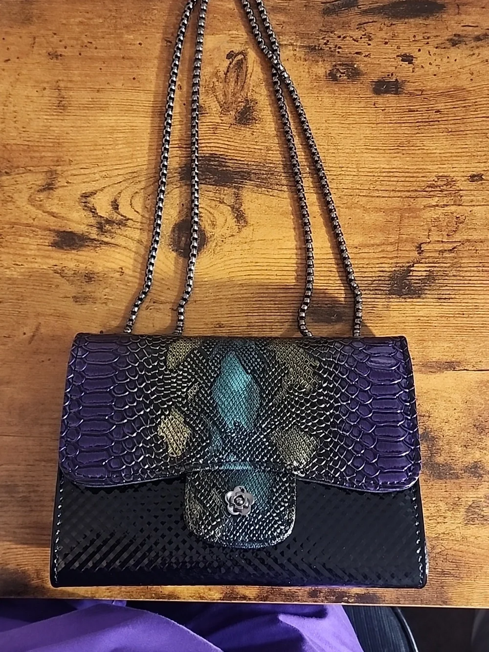 FIRM Snake Skin pattern Women's Shoulder Bag Fashion Women's Shoulder With/Out